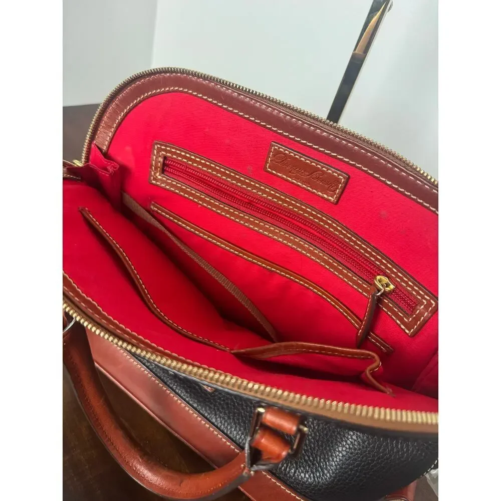 Dooney & Bourke Pebble Grain Zip Zip Satchel EUC